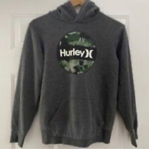 Hurley Gray Hoodie, sweatshirt, size youth, 10 /12